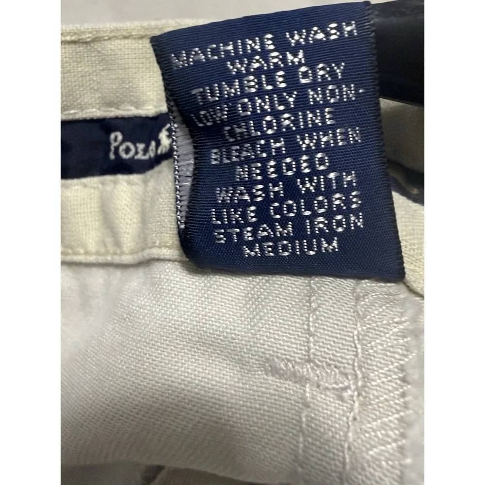 Polo‎ Ralph Lauren Men's Tyler Khaki Beige Pleated Chino Shorts, Size 36